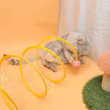 Maxbell Cat Tunnel Tube Foldable Tubes Spiral Tunnel Cat Runway for Ball