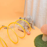 Maxbell Cat Tunnel Tube Foldable Tubes Spiral Tunnel Cat Runway for Ball