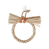 Maxbell Bird Swing Chewing Toy Pet Woven Multifunction Stable for Cockatiel Bird Round