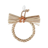 Maxbell Bird Swing Chewing Toy Pet Woven Multifunction Stable for Cockatiel Bird Round