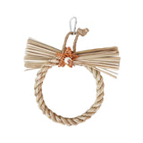 Maxbell Bird Swing Chewing Toy Pet Woven Multifunction Stable for Cockatiel Bird Round