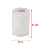 Maxbell Stylish Linen Frosted Glass Lamp Shade for Dining Room Bar Coffee Shop 9cmx14cm