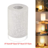 Maxbell Stylish Linen Frosted Glass Lamp Shade for Dining Room Bar Coffee Shop 9cmx14cm