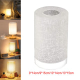 Maxbell Stylish Linen Frosted Glass Lamp Shade for Dining Room Bar Coffee Shop 9cmx14cm