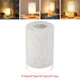 Maxbell Stylish Linen Frosted Glass Lamp Shade for Dining Room Bar Coffee Shop 9cmx14cm