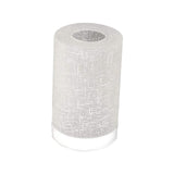Maxbell Stylish Linen Frosted Glass Lamp Shade for Dining Room Bar Coffee Shop 9cmx14cm