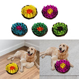 Maxbell Pet Dog Sniffing mat Puzzle Toys Sniff Interactive Dog Toys for Puppy Playing A