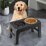 Maxbell Elevated Dog Bowls Pet Feeder Non Slip Feet Adjustable Dog Water Food Bowls