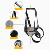 Maxbell Dog Lifting Support Harness Auxiliary Belt Dog Sling for Back Legs Portable S