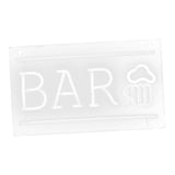 Maxbell Bar Neon Light Sign for Home Bar Men Cave Wall Decor LED Night Lamp