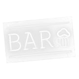 Maxbell Bar Neon Light Sign for Home Bar Men Cave Wall Decor LED Night Lamp