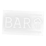 Maxbell Bar Neon Light Sign for Home Bar Men Cave Wall Decor LED Night Lamp