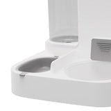 Maxbell Gravity Dogs Feeder and Waterer Auto Feeding Station for Puppy Dogs Gray with Bowl