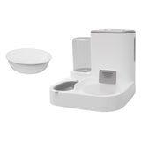 Maxbell Gravity Dogs Feeder and Waterer Auto Feeding Station for Puppy Dogs Gray with Bowl
