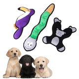 Maxbell Squeaky Dog Toys Stuffed Cute Plush Dog Chew Toy for Small Medium Large Dogs Snake