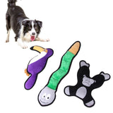 Maxbell Squeaky Dog Toys Stuffed Cute Plush Dog Chew Toy for Small Medium Large Dogs Snake