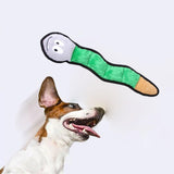 Maxbell Squeaky Dog Toys Stuffed Cute Plush Dog Chew Toy for Small Medium Large Dogs Snake