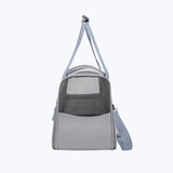 Maxbell Pet Carrier Bag Dog Travel Bag Shoulder Bag Portable Breathable Mesh for Dog Gray