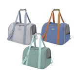 Maxbell Pet Carrier Bag Dog Travel Bag Shoulder Bag Portable Breathable Mesh for Dog Gray