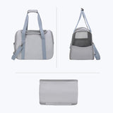 Maxbell Pet Carrier Bag Dog Travel Bag Shoulder Bag Portable Breathable Mesh for Dog Gray