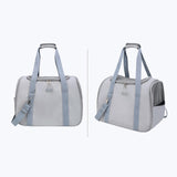 Maxbell Pet Carrier Bag Dog Travel Bag Shoulder Bag Portable Breathable Mesh for Dog Gray