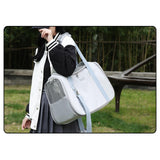 Maxbell Pet Carrier Bag Dog Travel Bag Shoulder Bag Portable Breathable Mesh for Dog Gray
