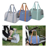 Maxbell Pet Carrier Bag Dog Travel Bag Shoulder Bag Portable Breathable Mesh for Dog Gray