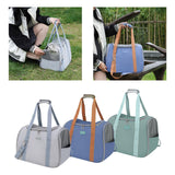 Maxbell Pet Carrier Bag Dog Travel Bag Shoulder Bag Portable Breathable Mesh for Dog Gray