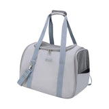 Maxbell Pet Carrier Bag Dog Travel Bag Shoulder Bag Portable Breathable Mesh for Dog Gray