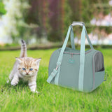Maxbell Pet Carrier Bag Dog Travel Bag Shoulder Bag Portable Breathable Mesh for Dog Green