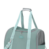 Maxbell Pet Carrier Bag Dog Travel Bag Shoulder Bag Portable Breathable Mesh for Dog Green