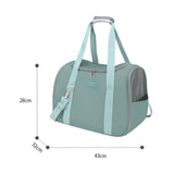 Maxbell Pet Carrier Bag Dog Travel Bag Shoulder Bag Portable Breathable Mesh for Dog Green