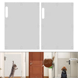 Maxbell Door Scratch Protector Panel Transparent Durable Pet Door Scratch Shield 120cm X 83cm