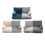 Maxbell Dog Sofa Bed Four Seasons Universal Fashion Nest Soft Pet Sofa Bed for Puppy Cyan Gray