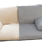 Maxbell Dog Sofa Bed Four Seasons Universal Fashion Nest Soft Pet Sofa Bed for Puppy Beige Gray