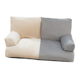 Maxbell Dog Sofa Bed Four Seasons Universal Fashion Nest Soft Pet Sofa Bed for Puppy Beige Gray