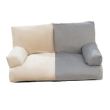 Maxbell Dog Sofa Bed Four Seasons Universal Fashion Nest Soft Pet Sofa Bed for Puppy Beige Gray