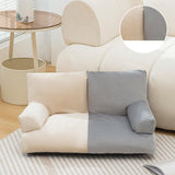 Maxbell Dog Sofa Bed Four Seasons Universal Fashion Nest Soft Pet Sofa Bed for Puppy Beige Gray