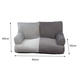 Maxbell Dog Sofa Bed Four Seasons Universal Fashion Nest Soft Pet Sofa Bed for Puppy Dark Gray Light Gray