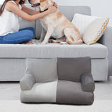 Maxbell Dog Sofa Bed Four Seasons Universal Fashion Nest Soft Pet Sofa Bed for Puppy Dark Gray Light Gray