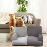 Maxbell Dog Sofa Bed Four Seasons Universal Fashion Nest Soft Pet Sofa Bed for Puppy Dark Gray Light Gray