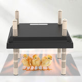 Maxbell Chick Brooder Heater Stay Warm Adjustable Height Chick Brooder Heating Plate 15W Black