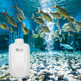 Maxbell Aquarium Air Pump Pond Fountain Silent Portable Powerful Oxygen Aerator Pump 4W Single Hole