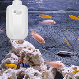 Maxbell Aquarium Air Pump Pond Fountain Silent Portable Powerful Oxygen Aerator Pump 6W Double Hole