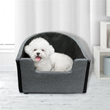 Maxbell Small Dog Car Seat with Leash Durable Puppy Bed for Car Pet Car Booster Seat