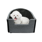Maxbell Small Dog Car Seat with Leash Durable Puppy Bed for Car Pet Car Booster Seat