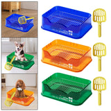 Maxbell Dog Toilet Pets Supplies Dog Potty Pan Training Toilet Bedpan Cat Litter Box Blue