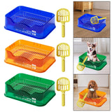 Maxbell Dog Toilet Pets Supplies Dog Potty Pan Training Toilet Bedpan Cat Litter Box Blue
