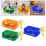 Maxbell Dog Toilet Pets Supplies Dog Potty Pan Training Toilet Bedpan Cat Litter Box Blue