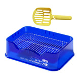 Maxbell Dog Toilet Pets Supplies Dog Potty Pan Training Toilet Bedpan Cat Litter Box Blue